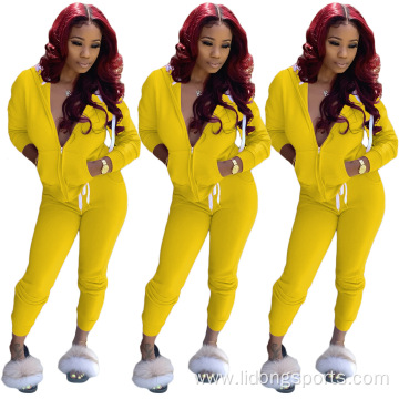 Women Jogging Suits Wholesale Cutom Women Tracksuit